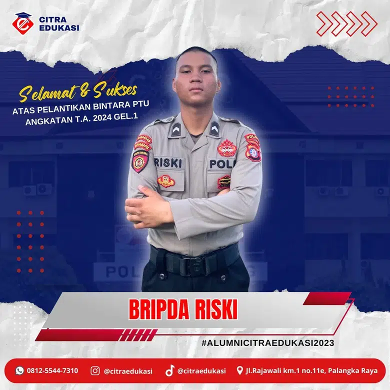 Alumni Citra Edukasi Bripda Riski