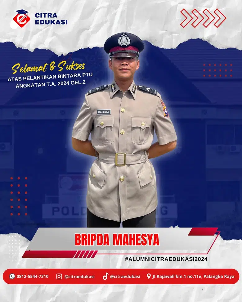 Alumni Citra Edukasi Bripda Mahesya