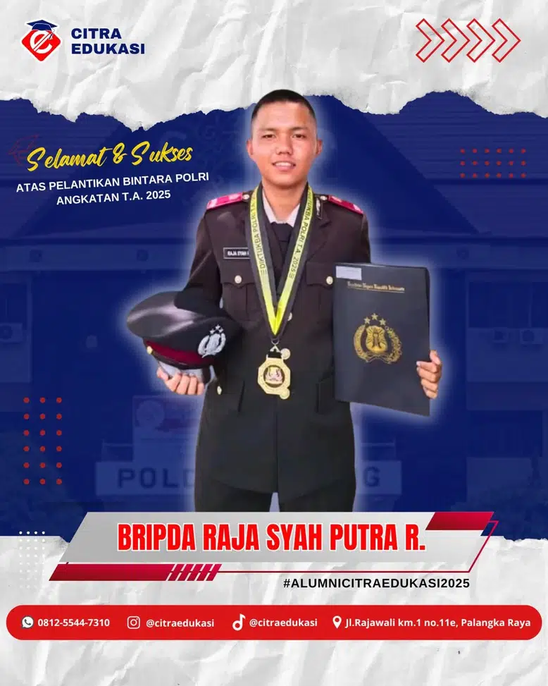 Alumni Citra Edukasi Bripda Raja Syah Putra Rambe