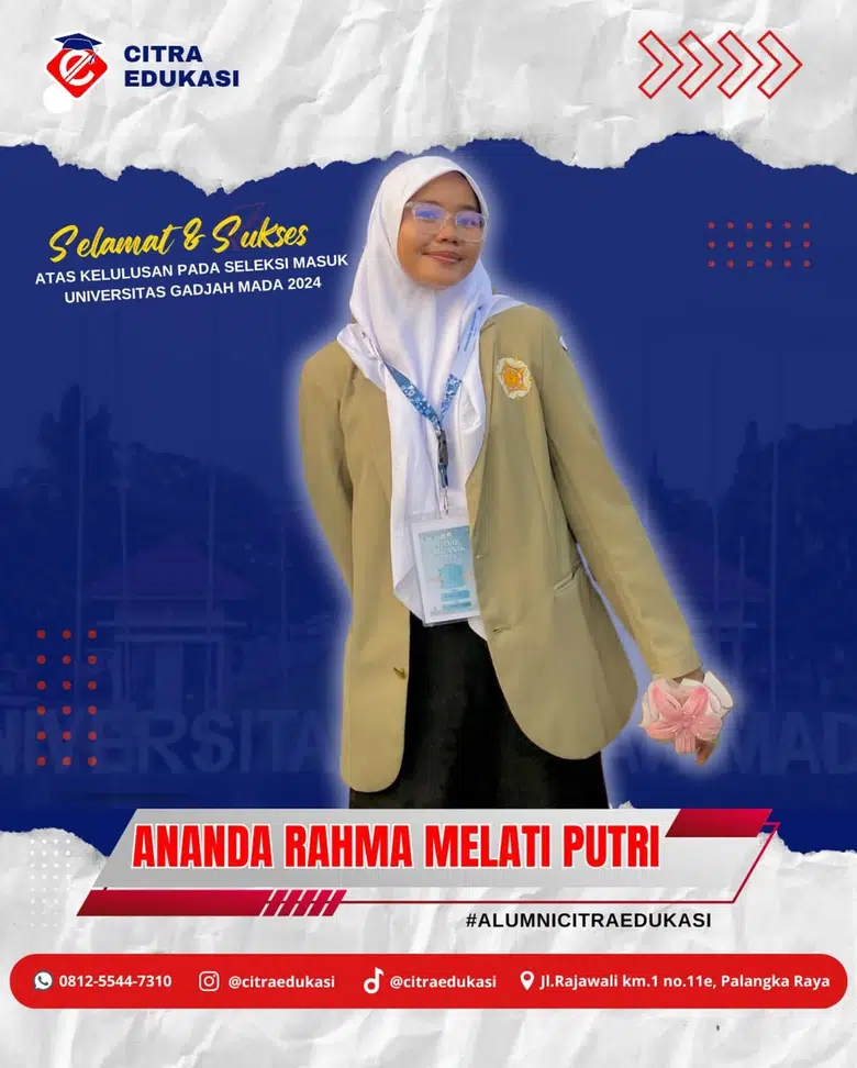 Alumni Citra Edukasi Ananda Rahma Melati Putri