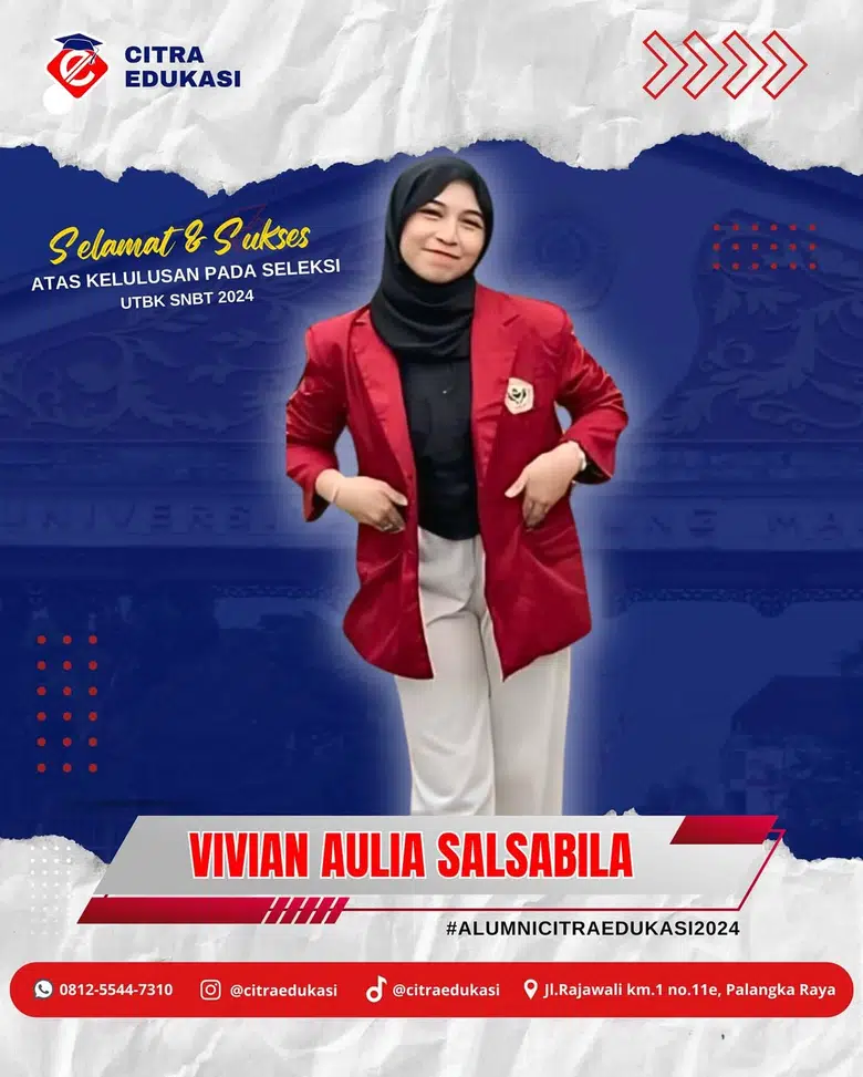 Alumni Citra Edukasi Vivian Aulia Salsabila