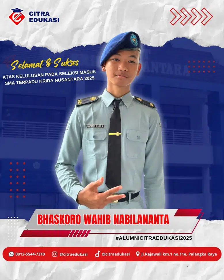 Alumni Citra Edukasi Bhaskoro Wahib Nabilananta - KRIDA