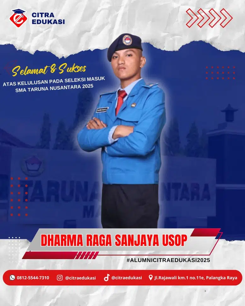 Alumni Citra Edukasi Dharma Raga Sanjaya Usop - TARNUS
