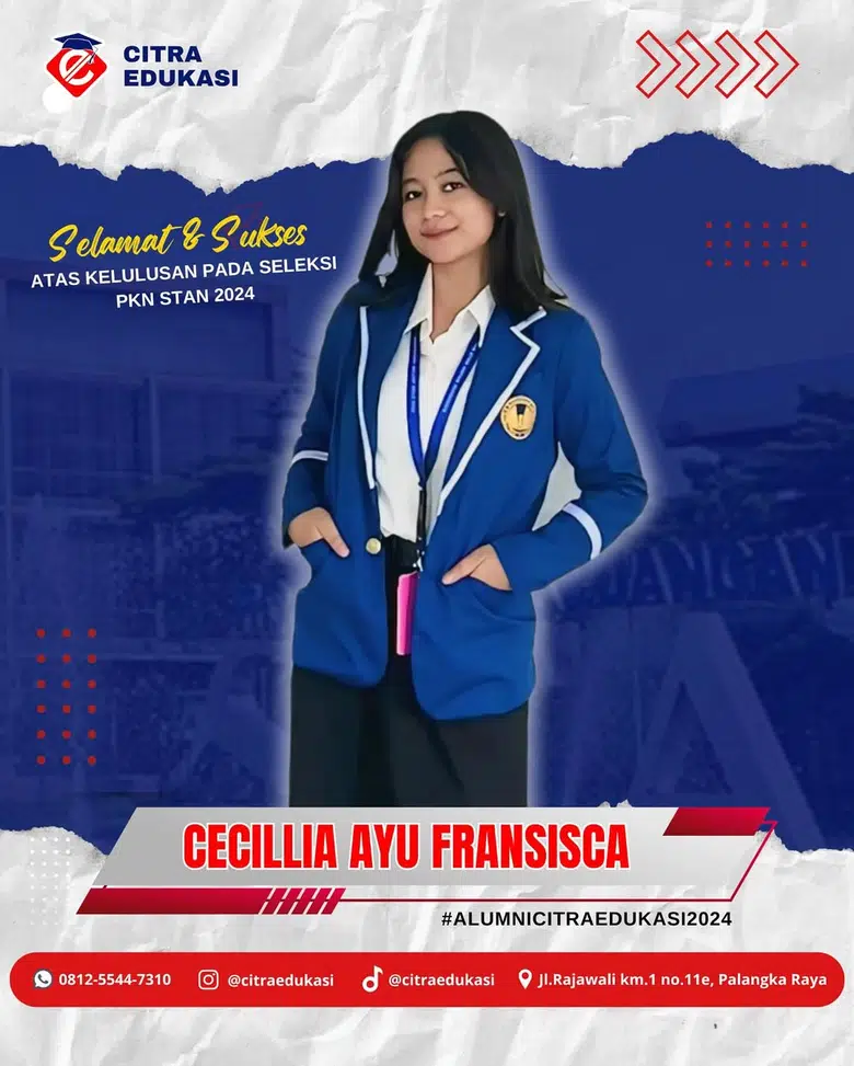 Alumni Citra Edukasi Cecillia Ayu Fransisca