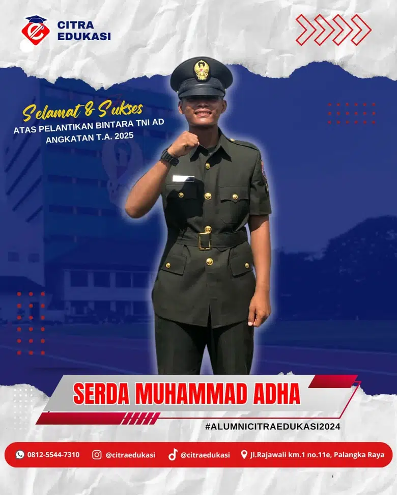 Alumni Citra Edukasi Serda Muhammad Adha