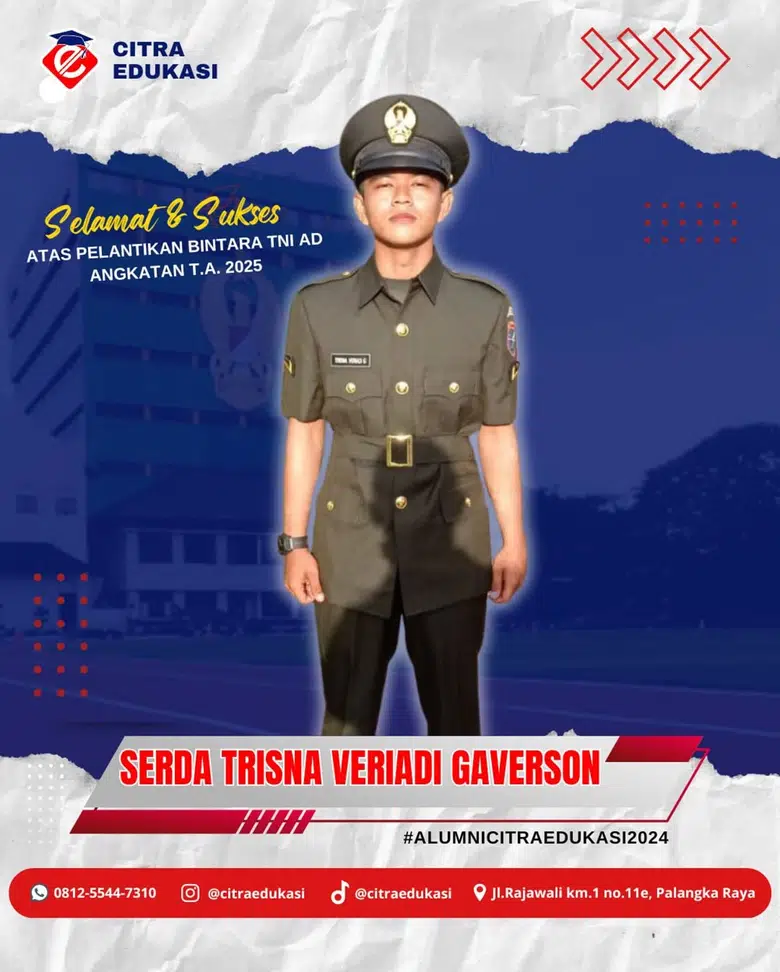 Alumni Citra Edukasi Serda Trisna Veriadi Gaverson