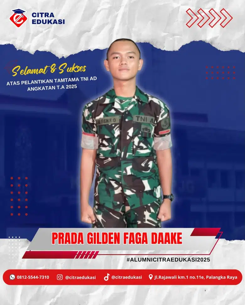 Alumni Citra Edukasi Prada Gilden Faga Daake