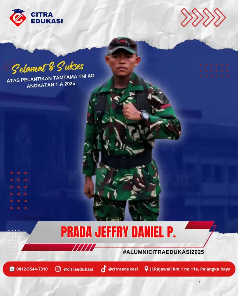 Alumni Citra Edukasi Prada Jeffry Daniel Pasal