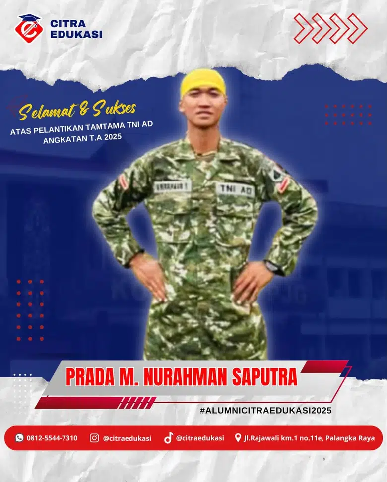 Alumni Citra Edukasi Prada M. Nurahman Saputra