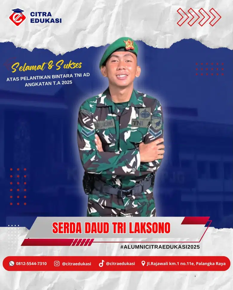 Alumni Citra Edukasi Serda Daud Tri Laksono