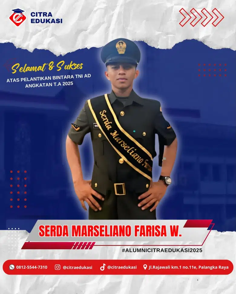 Alumni Citra Edukasi Serda Marseliano Farisa Ware