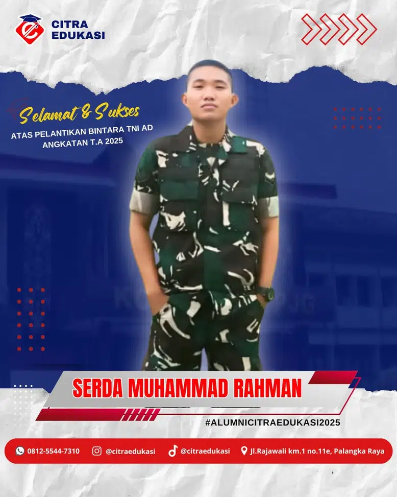 Alumni Citra Edukasi Serda Muhammad Rahman